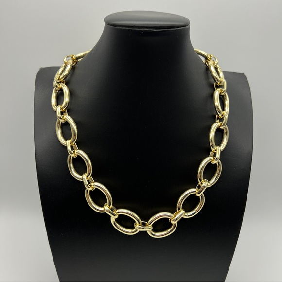 Ricki's Jewelry - NWT Ricki’s Chunky Gold Chain Necklace • 14K Gold Plated • Toggle Clasp